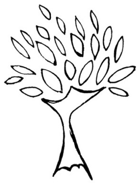 Vignette Baum Blätter