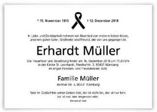 Traueranzeigen Beispiele, Texte für Todesanzeige