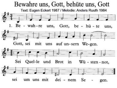 Noten (JPG): Bewahre uns, Gott, behüte uns, Gott