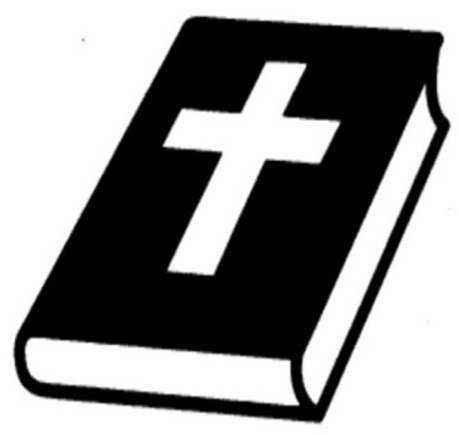 Bibel mit Kreuz