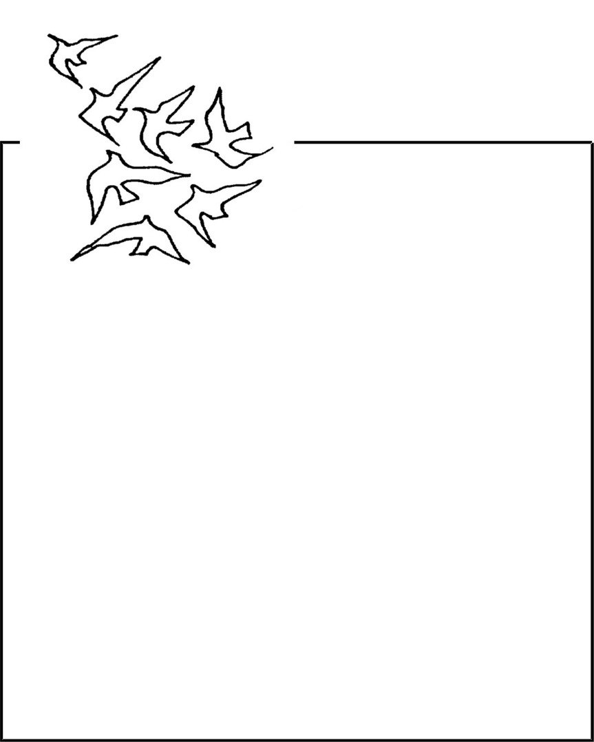 Zierrahmen Border Fur Trauerpost
