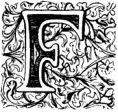 Zierbuchstabe Initiale F